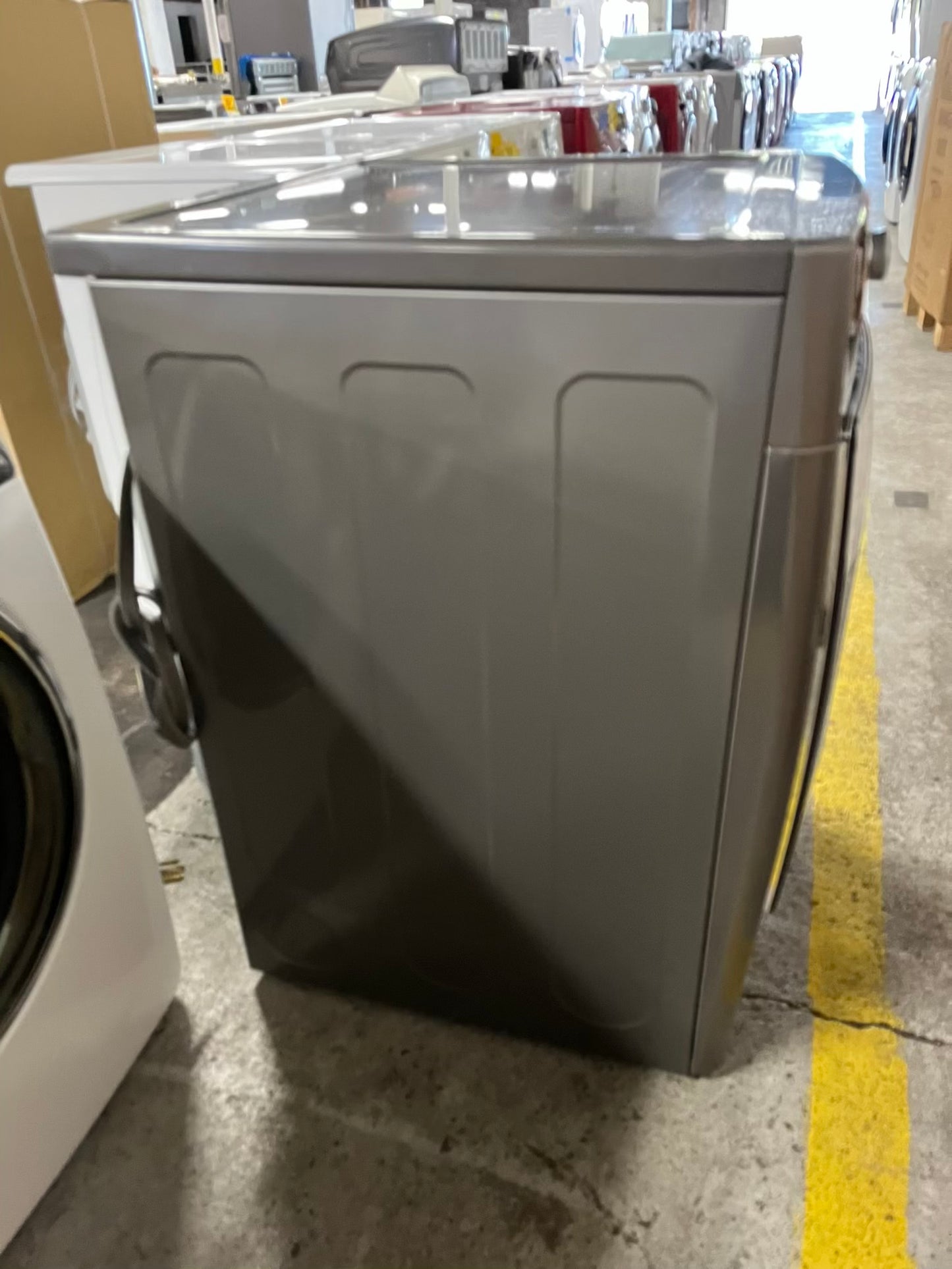 Kenmore Elite front load stackable electric 220v dryer stainless steel w/steam cycle   27" #ED420VB