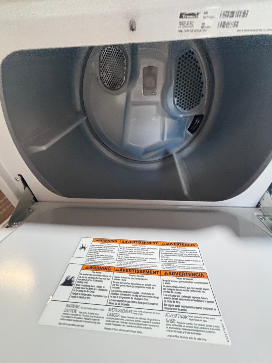 >Kenmore  29” large capacity electric dryer 220v side by side used-refurbished #KED3FB