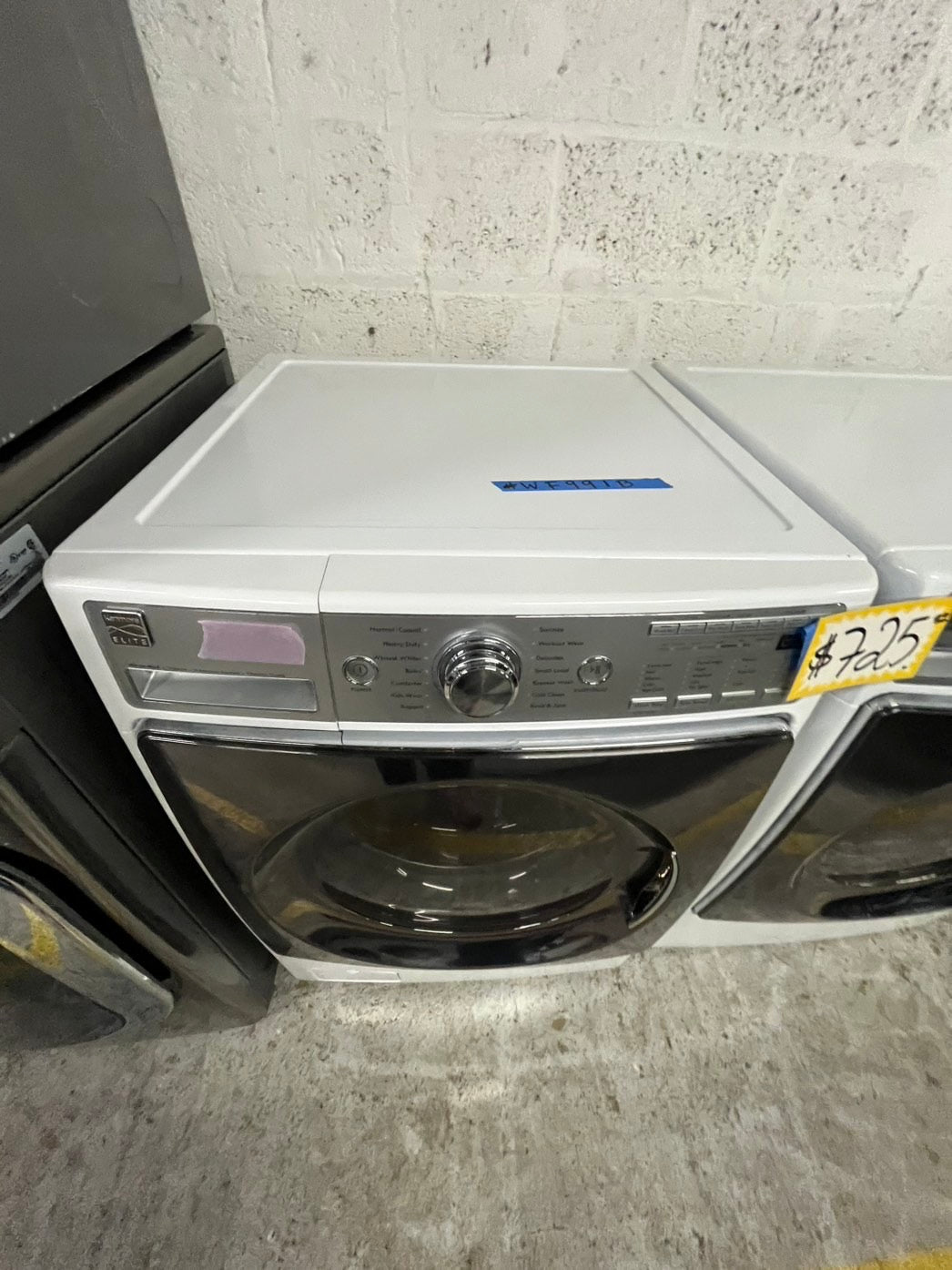 KENMORE front load washer and electric dryer set  stackable or side by side in white refurbished #KMFH23BB