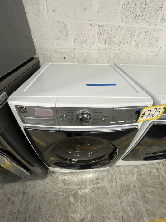 KENMORE front load washer and electric dryer set  stackable or side by side in white refurbished #KMFH23BB