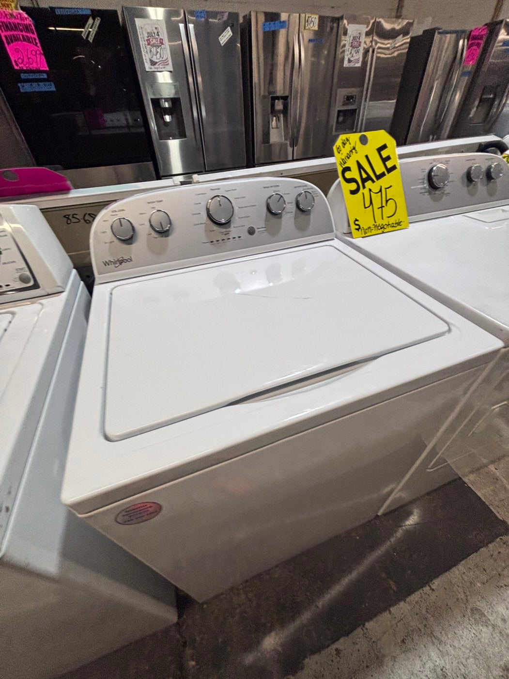 >*special🔥whirlpool top load washer  & electric dryer 220v  set top load side by side #MNY1YB