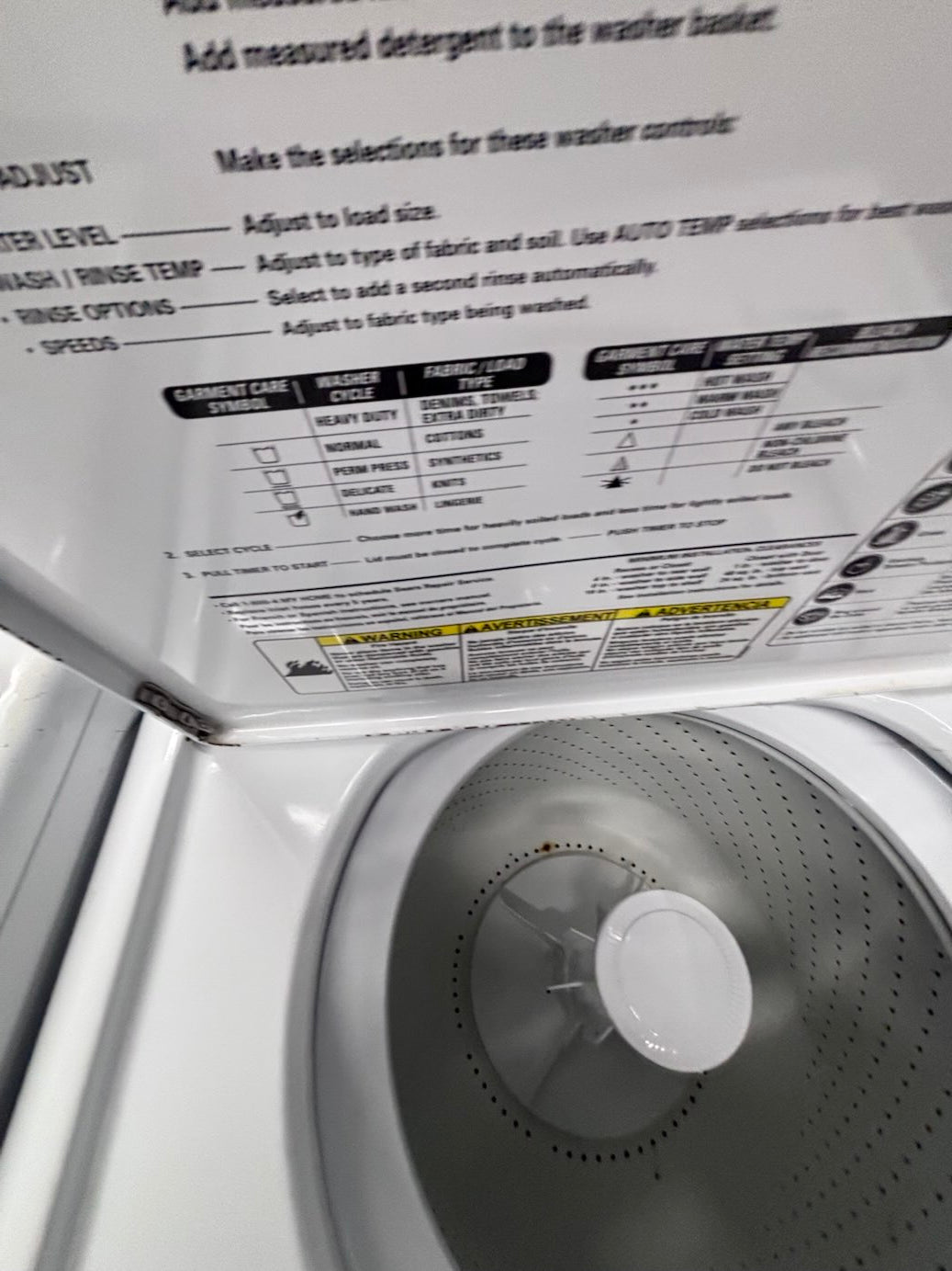 }🎈kenmore heavy duty Top load washing machine w agitator 27" in good condition,used-Refurbished #TK1137B