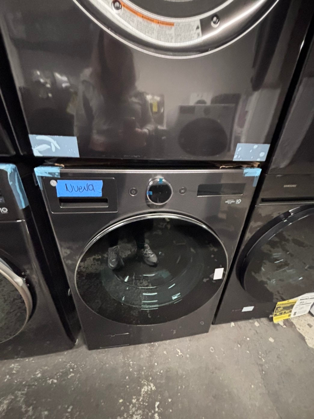 >>LG 6700 Series Black Steel Front Load Washer & Electric Dryer Package includes LG 5.0 Cu. Ft. Black Steel Front Load Washer and LG 7.4 Cu. Ft. Black Steel Front Load Electric Dryer #WD67001CB