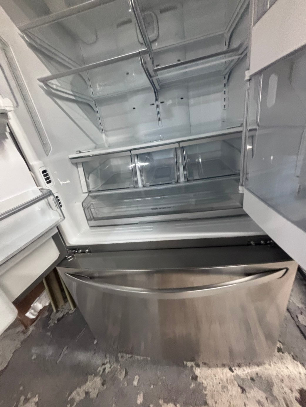 >>Used great condition used-Refurbished LG 36”w x69h x 31” depth refrigerator stainless steel w/ice & water dispenser 36 “ #LGFD31CU3B