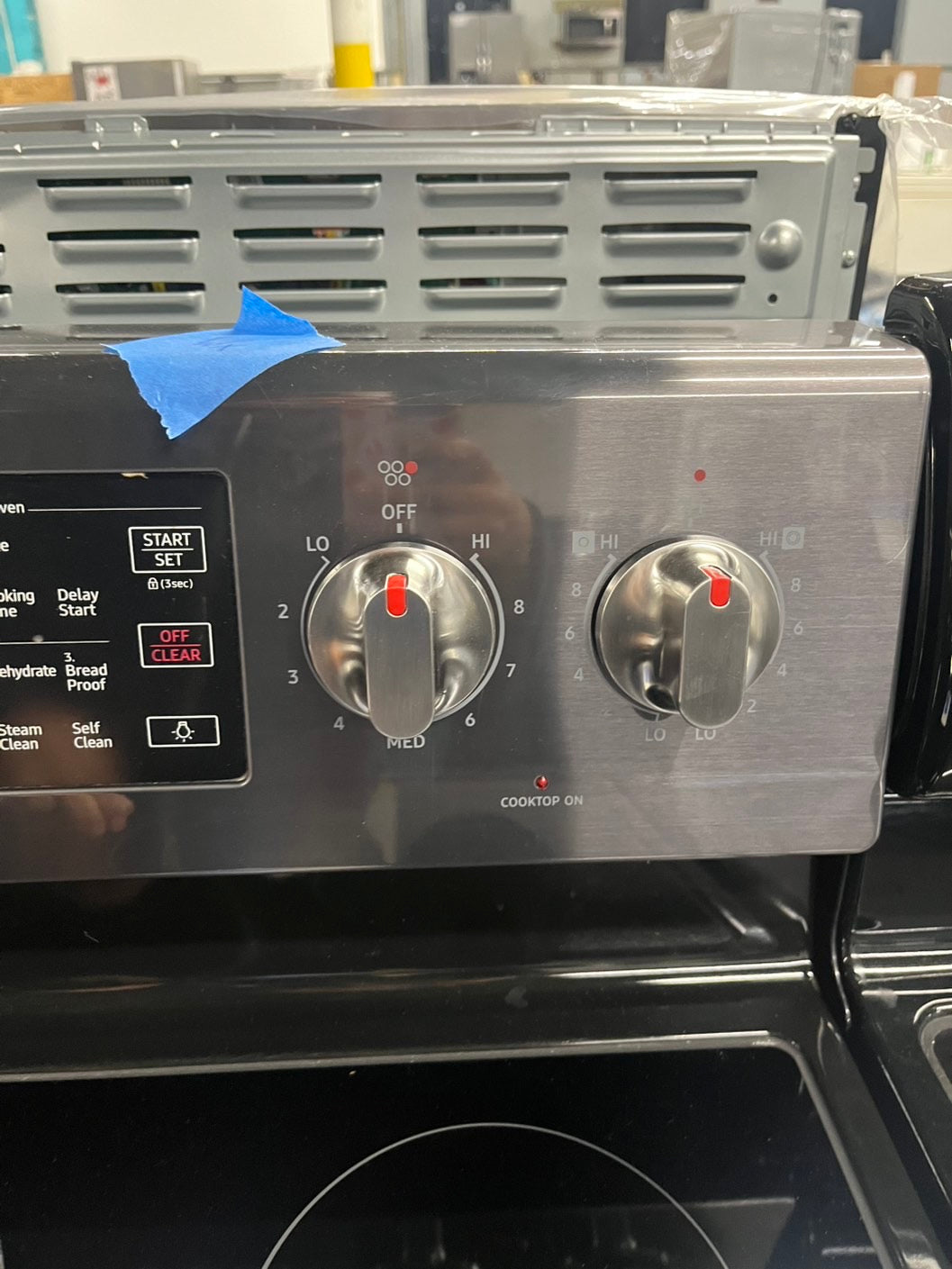 Samsung 5.9 cu. ft. Flex Duo black Stainless Steel Electric Range 30” #ERSM230B