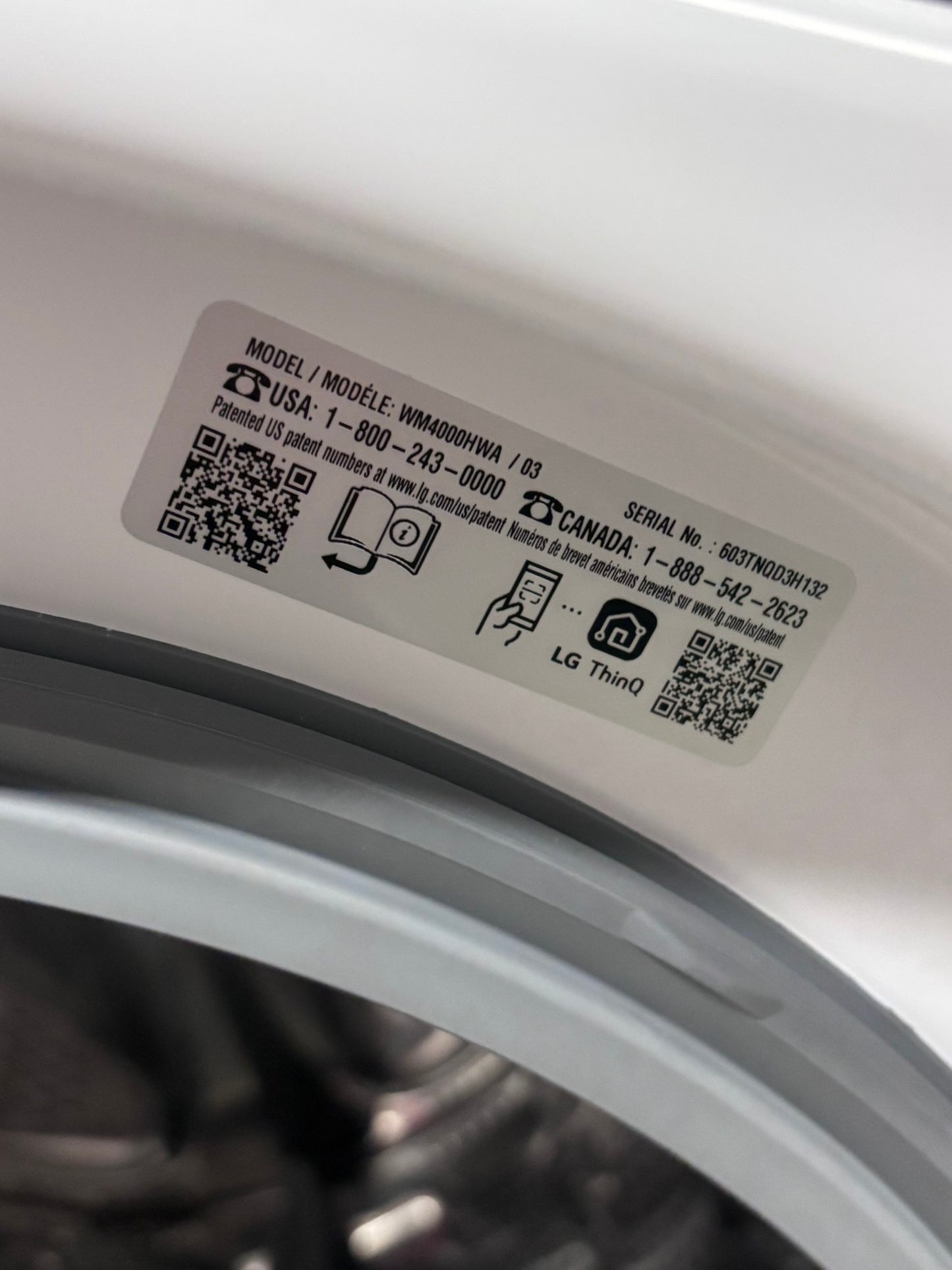 >>Open Box 📦 Scratch & Dent 4.5 cu. ft. Ultra Large Capacity Front Load Washer - White
 & 7.4 cu. ft. Large Capacity Front Load Electric Dryer - White Set / stock number #WD787CB