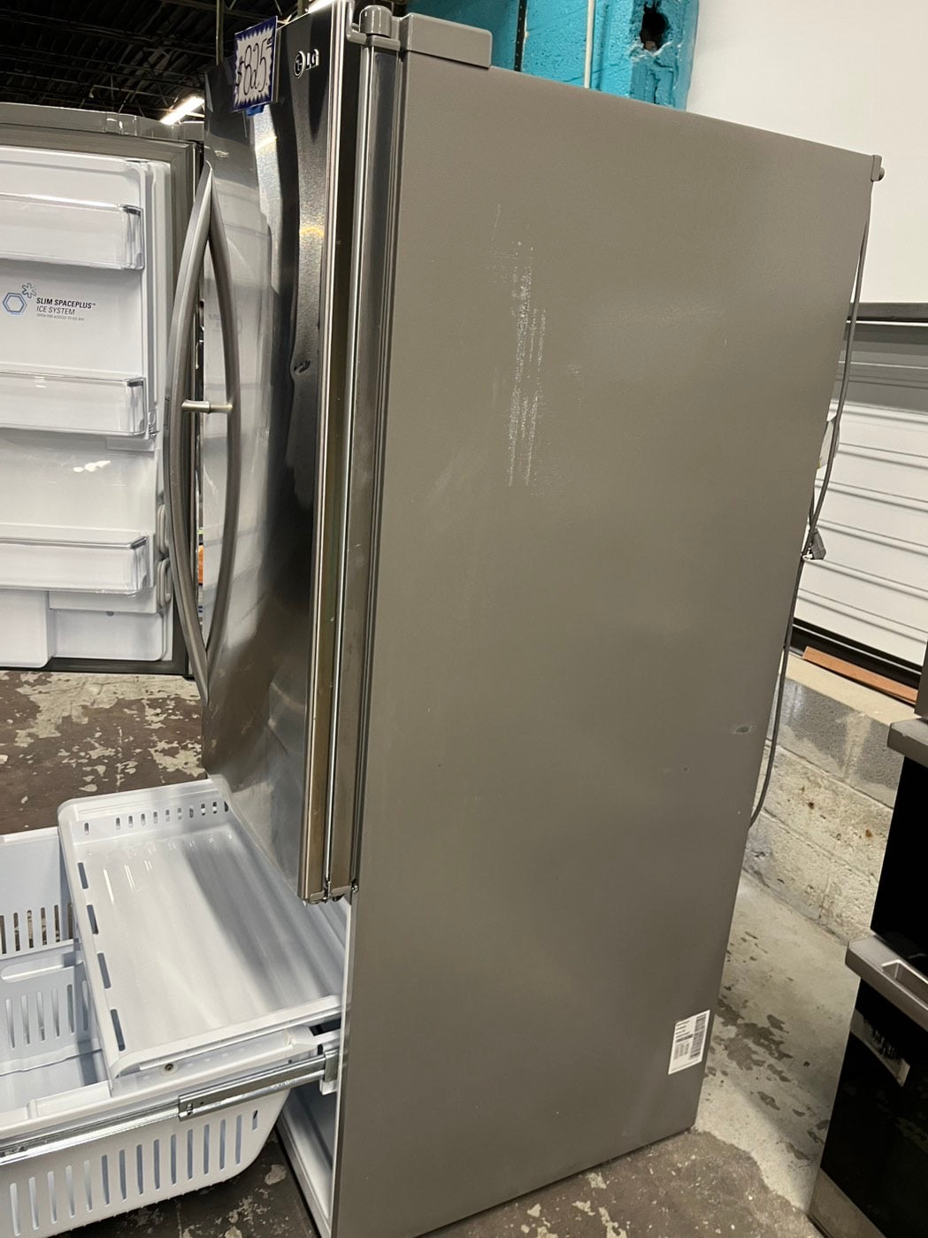 Used Refurbished LG in Door french door showcase refrigerator stainless steel w/ice & water dispenser 36" #RFLG45B
