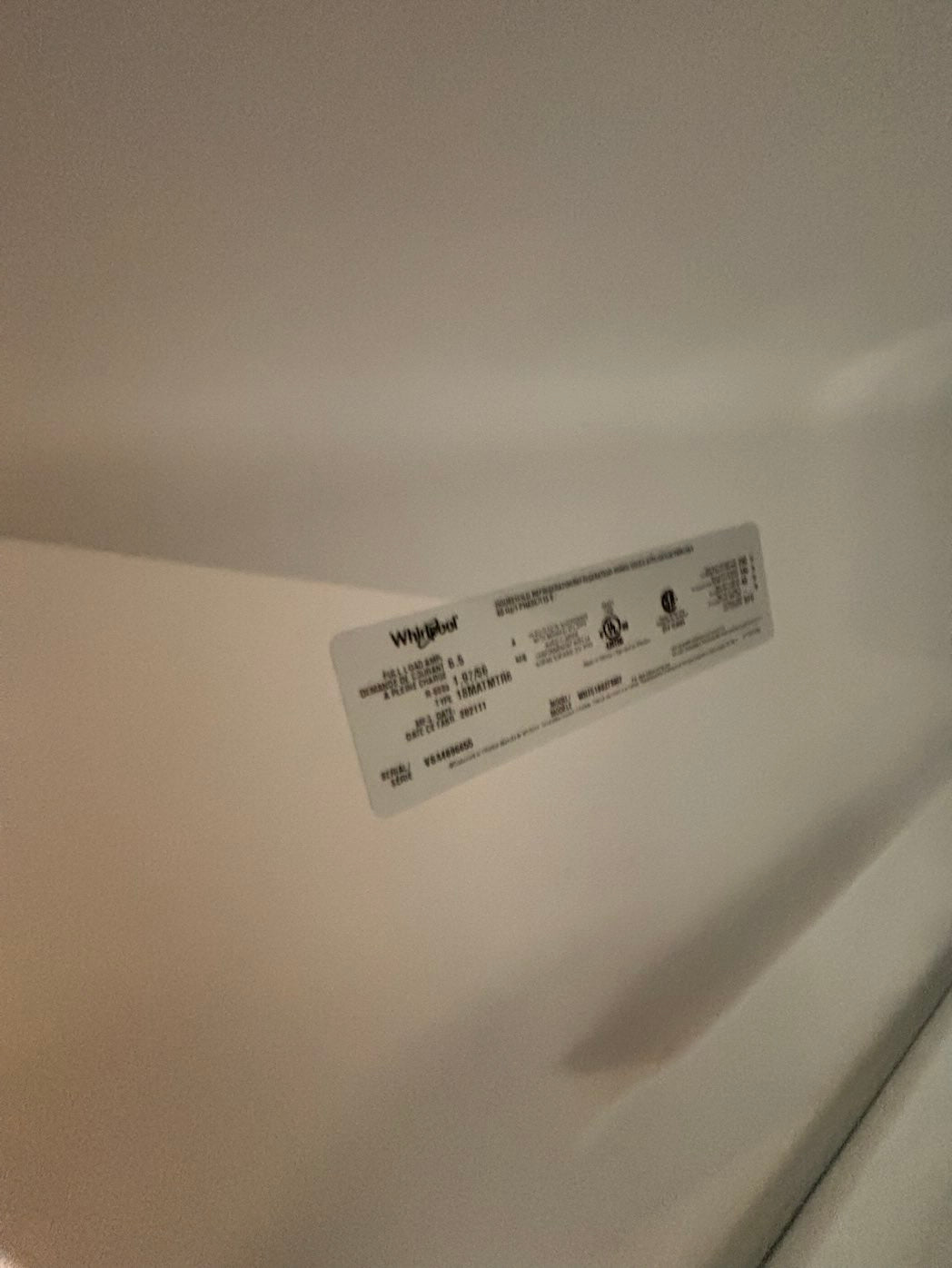 }28” whirlpool top freezer fridge stainless steel  used-refurbished working 💯  with warranty #FWD44ZB