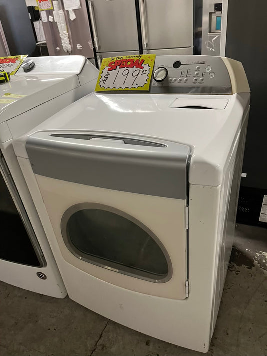- Whirlpool Cabrio electric 220v  dryer side x side large capacity #ED066GB