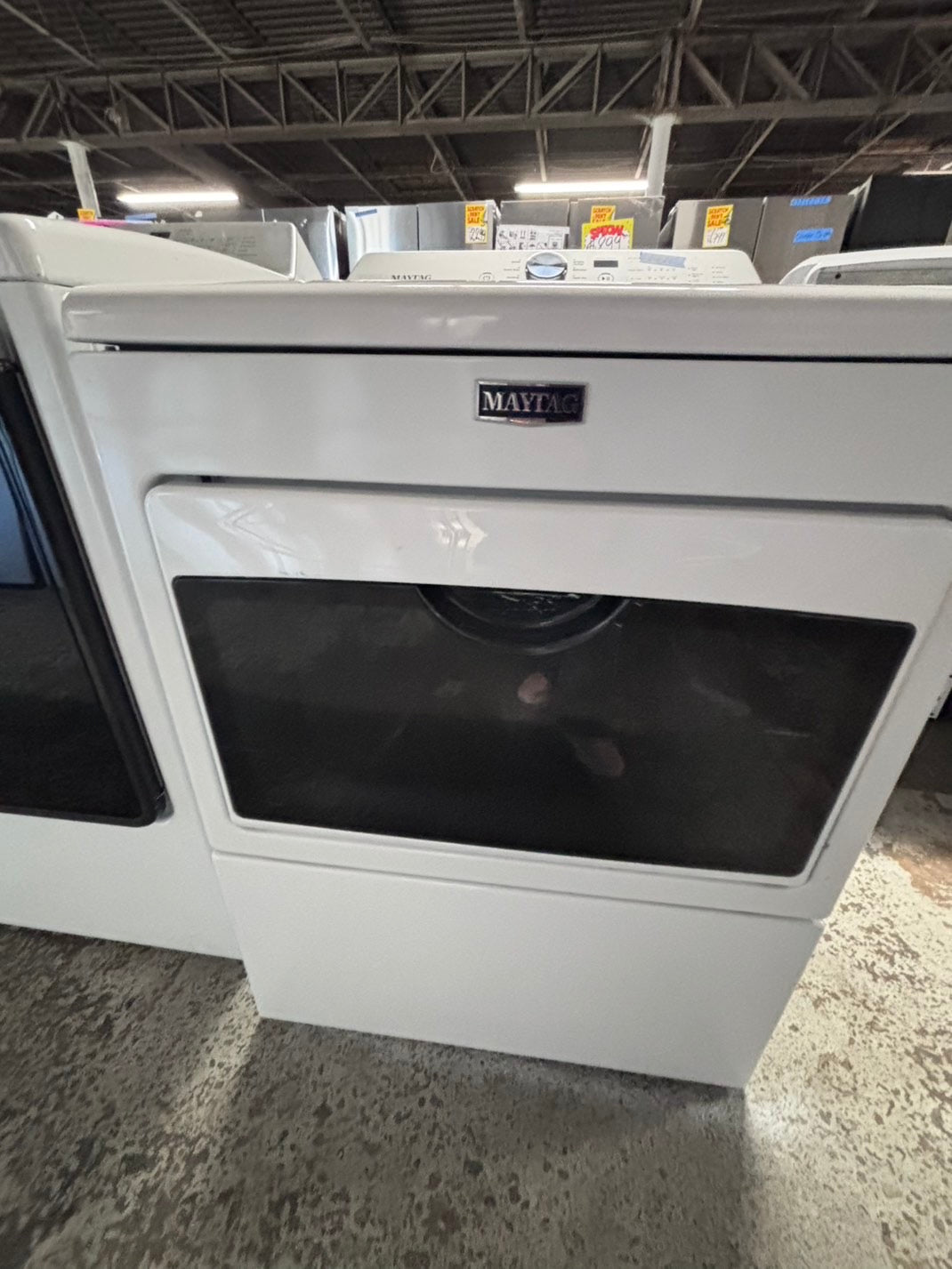 >maytag side x side extra large capacity electric 220v dryer   27” used -Refurbished #MG78D8B