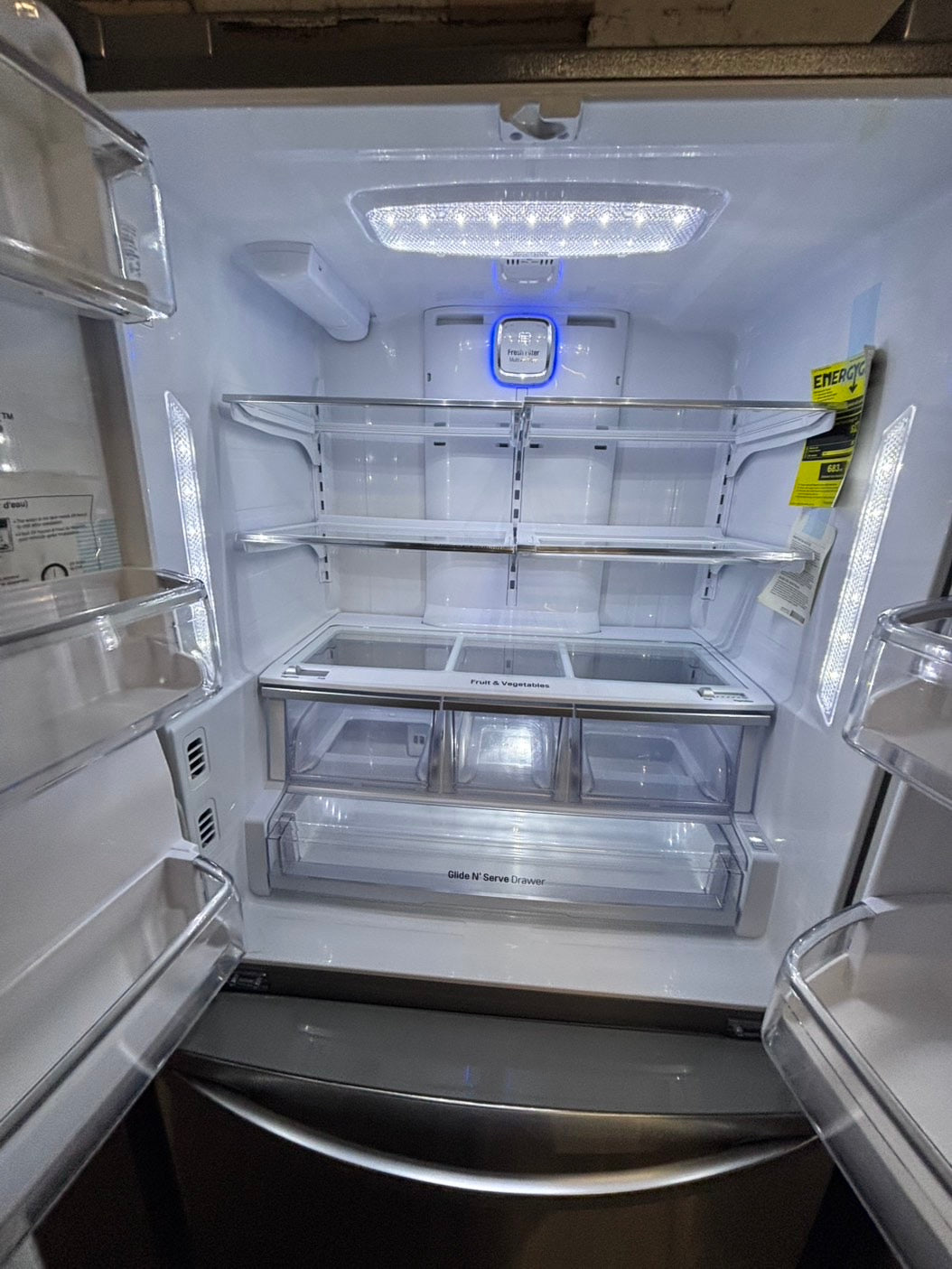 >LG French door Refrigerator counter depth stainless steel w/ ice water dispenser 36" #RTA24B