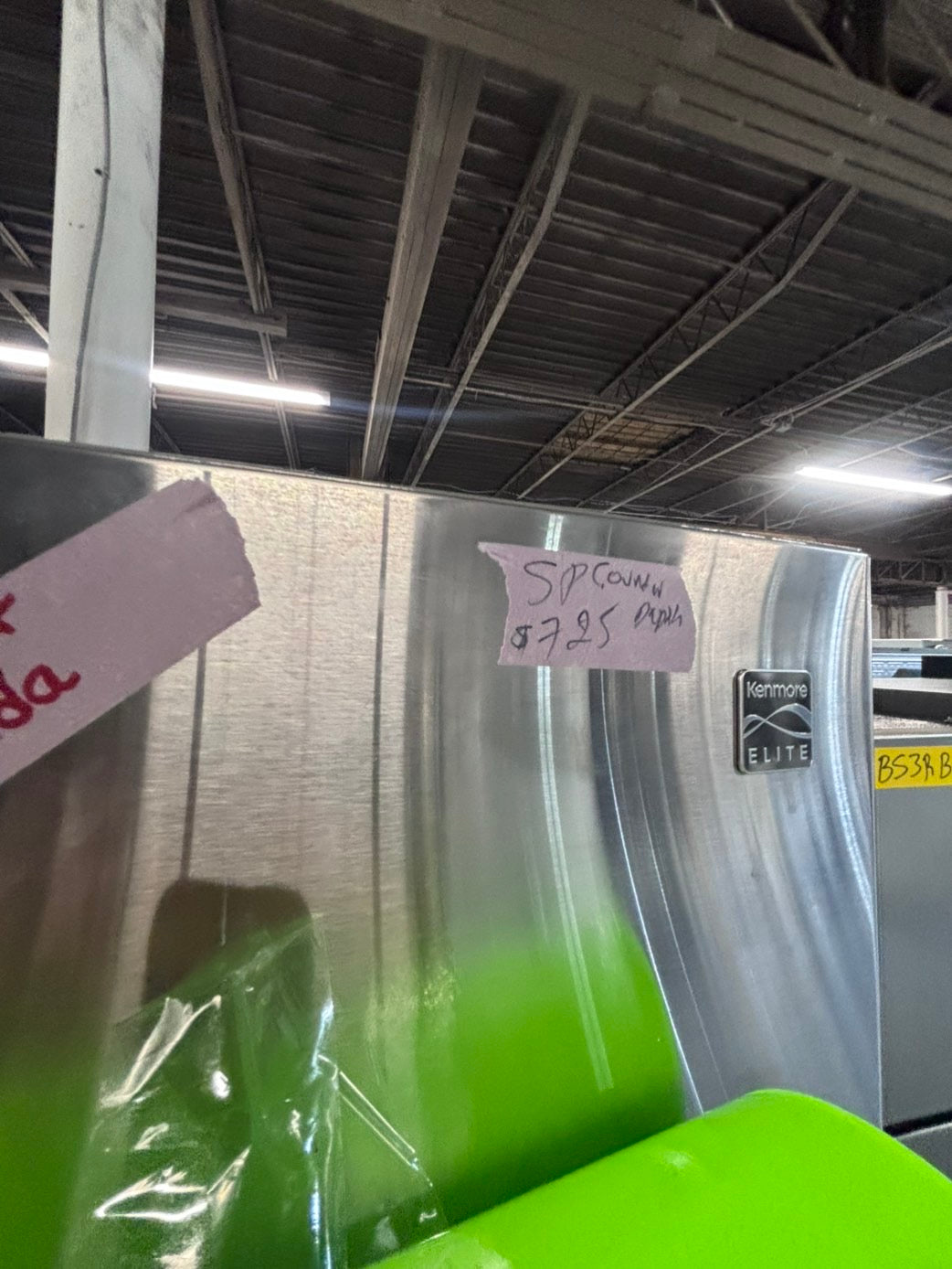 >>special price🔥Kenmore French door Refrigerator counter depth stainless steel w/ ice water dispenser great condition 36" used-refurbished #KMF1V4B