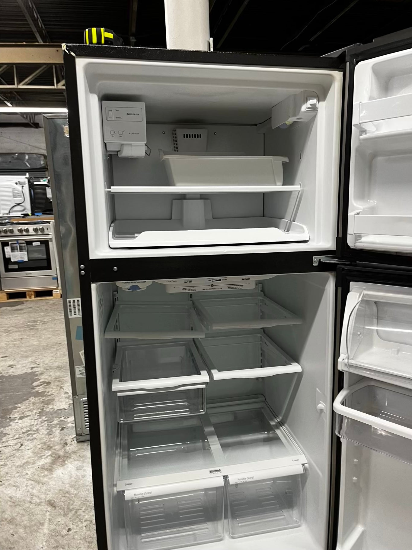 * Kenmore Elite  top freezer refrigerator slate w/ice maker 30" #RF4222B