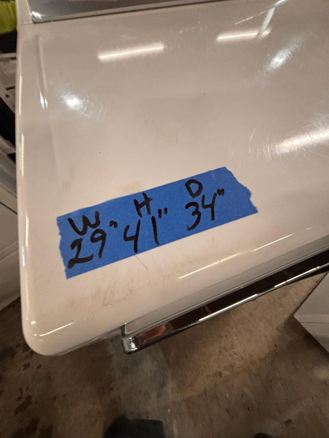 }}Kenmore 29” x 41” x 34”depth large capacity gas  dryer 110v side by side used-refurbished #GDDY1AB