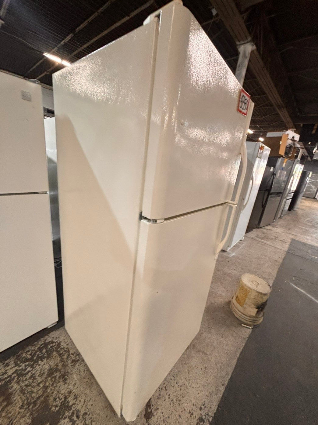 >*kenmore   top freezer refrigerator stainless steel used-refurbished 30"x 681/2h #RF21ZAB