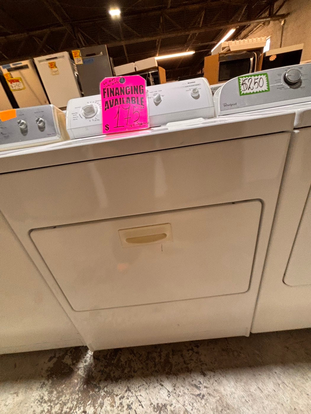 >*Sale🔥kenmore side x side large capacity electric 220v dryer  in white 27” Refurbished #KKED81B