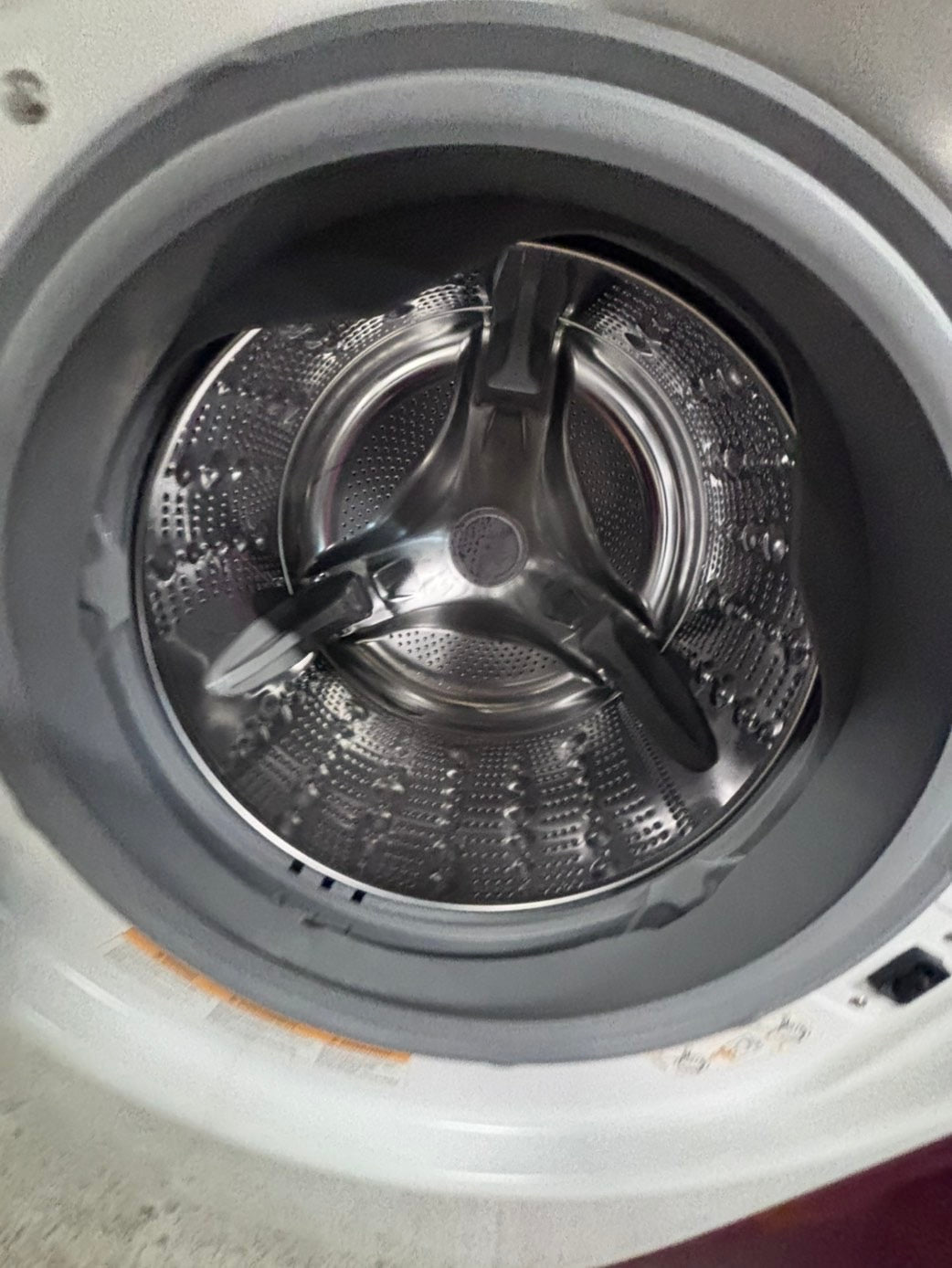>*LG washer & dryer set electric 220v front load stackable or side by side - sensor dry in white #WLS11D6B