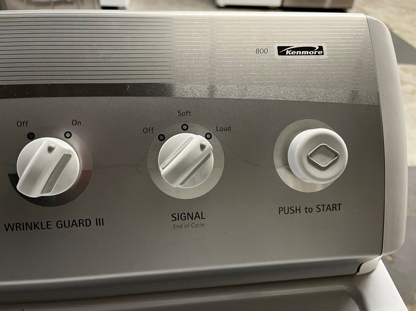 🎄Holiday Sale 🎁 Kenmore  side x side large capacity electric 220v dryer  in white 27” Refurbished #ED5475XB