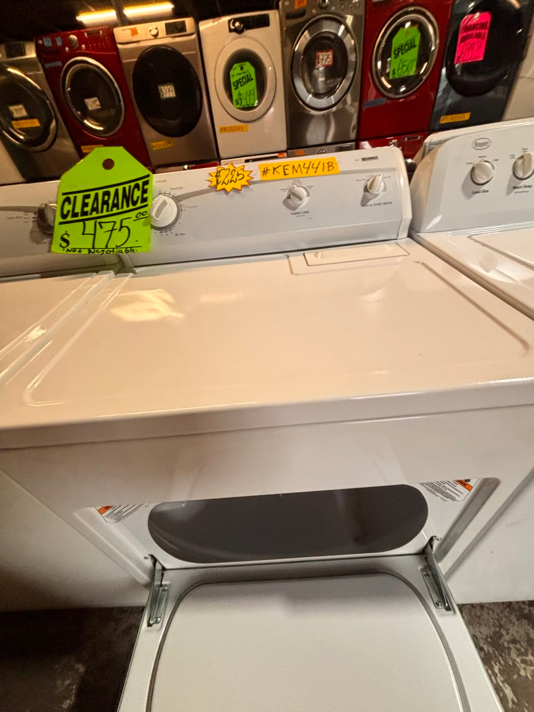 }}sale💥Kenmore top load washer with agitator & electric dryer 220v  set   top load side by side working 💯  with warranty top load side by side #KEM441BSET