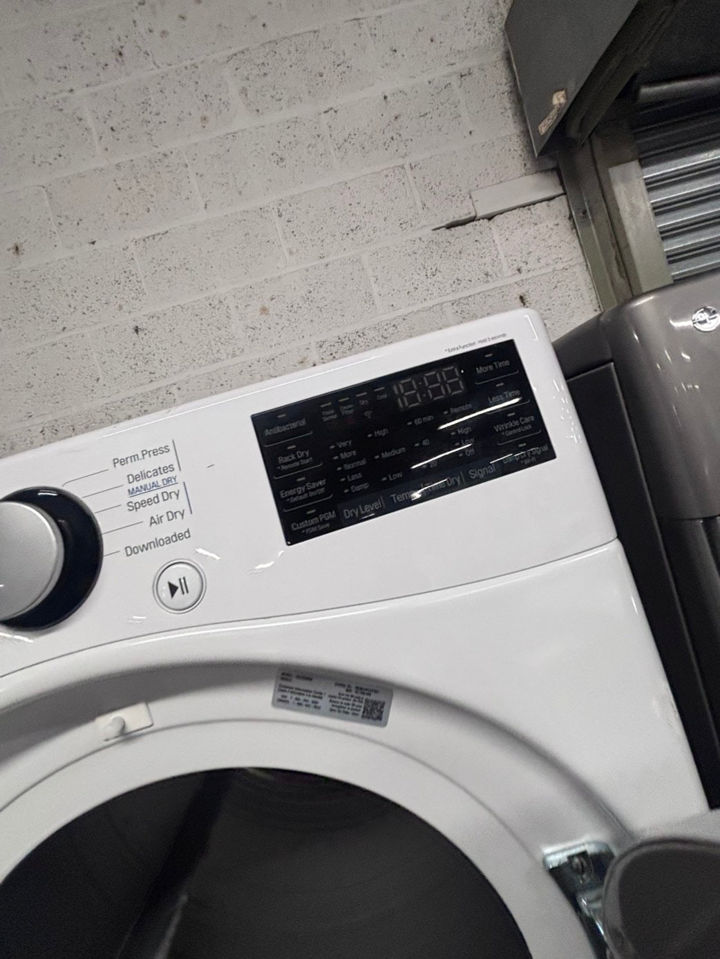 >*LG washer large capacity & dryer set electric 220v front load stackable or side by side - sensor dry in white #WLYT6BSET
