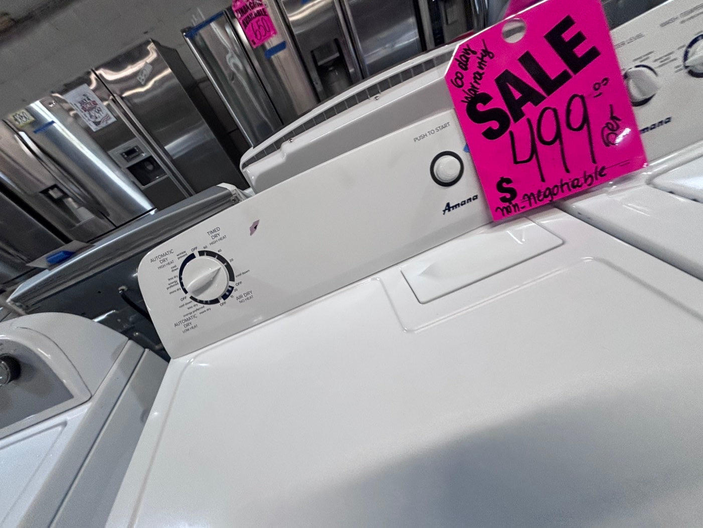>*sale🔥Amana top load washer  & electric dryer 220v  set top load side by side #TLE2T1B