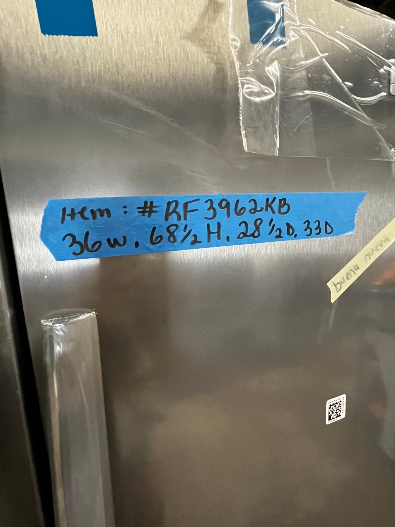 • Open Box 📦 | scratch & dent Frigidaire side x side  refrigerator w/ice water dispenser inside stainless steel 36" #RF3962kB