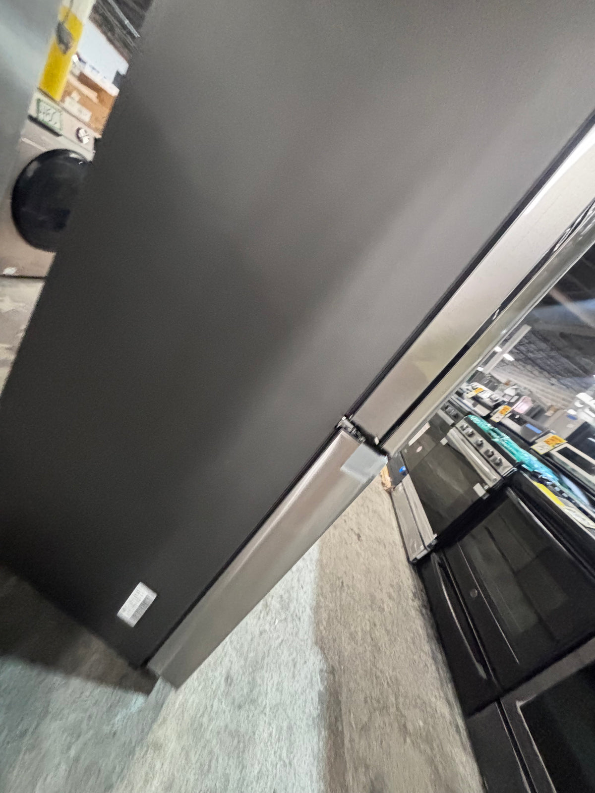} New open box 📦 Samsung - 36 in. Wide Bespoke 23 Cu. Ft. 4-Door Flex French Door Counter Depth Refrigerator with Beverage Center - Stainless steel working 💯 with warranty #SCD23NB