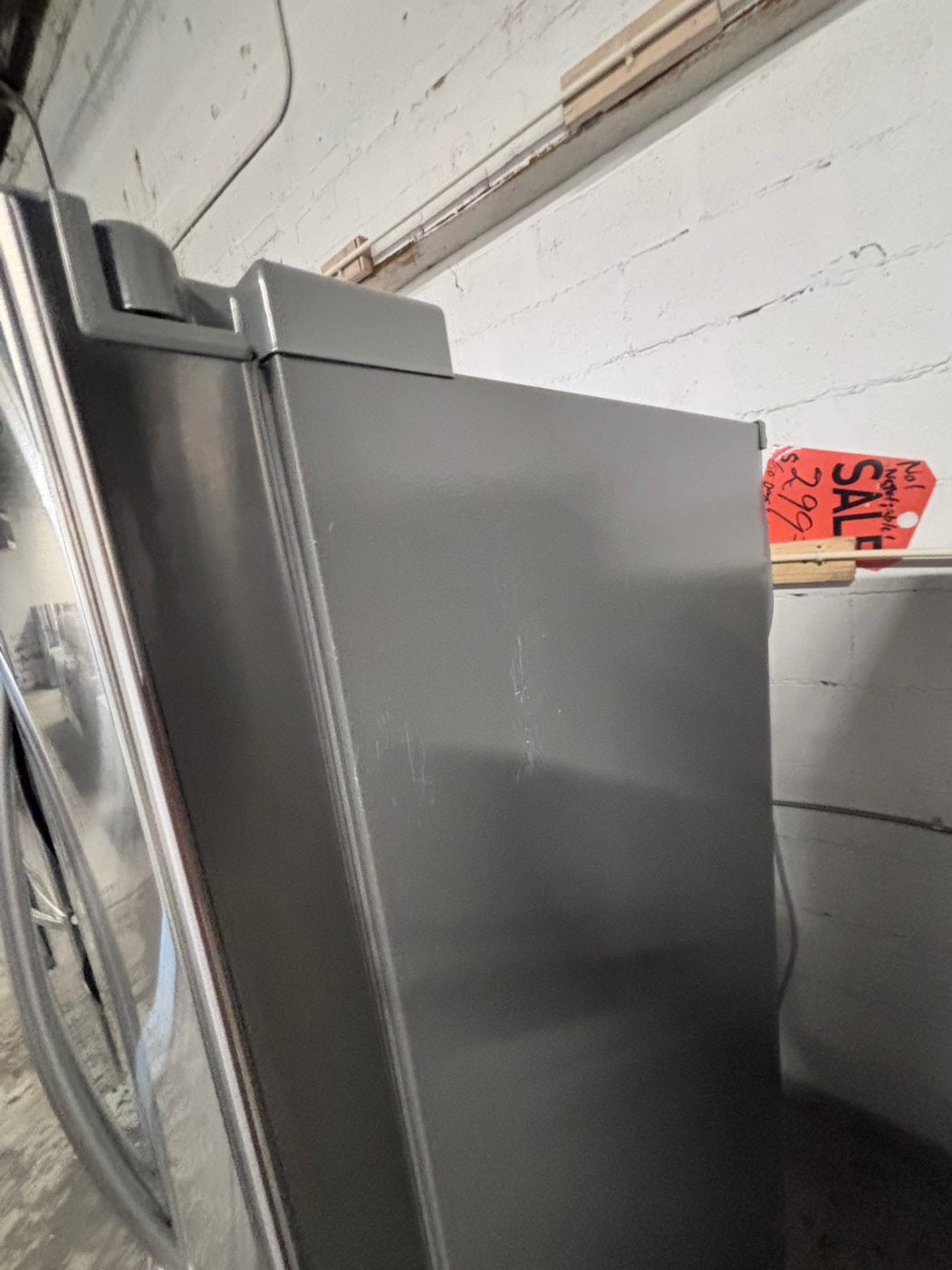 >LG French door Refrigerator counter depth stainless steel w/ ice water dispenser 36" #ARF31B