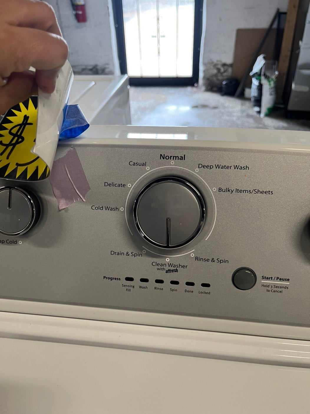 Whirlpool Top load washing machine w agitator 27" used-Refurbished #WHPT26B