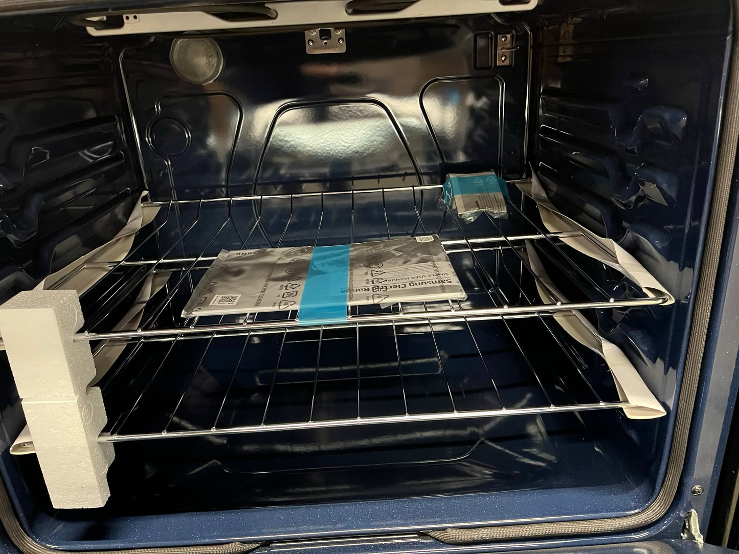 - Open Box 📦 Samsung electric 220v range 4 burner stainless steel self clean keep warm bake broil 30" #GR395CB