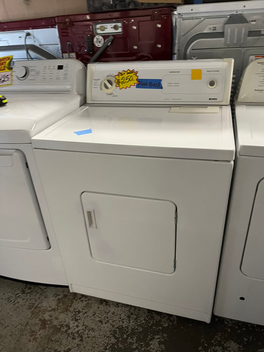 Kenmore electric 220v dryer side x side flat black #ED064VB