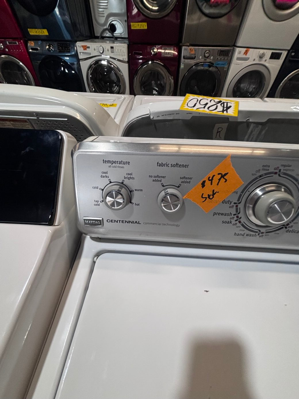 } }Maytag top load washer with agitator & electric dryer 220v  set   top load side by side working 💯  with warranty top load side by side #SK511YB