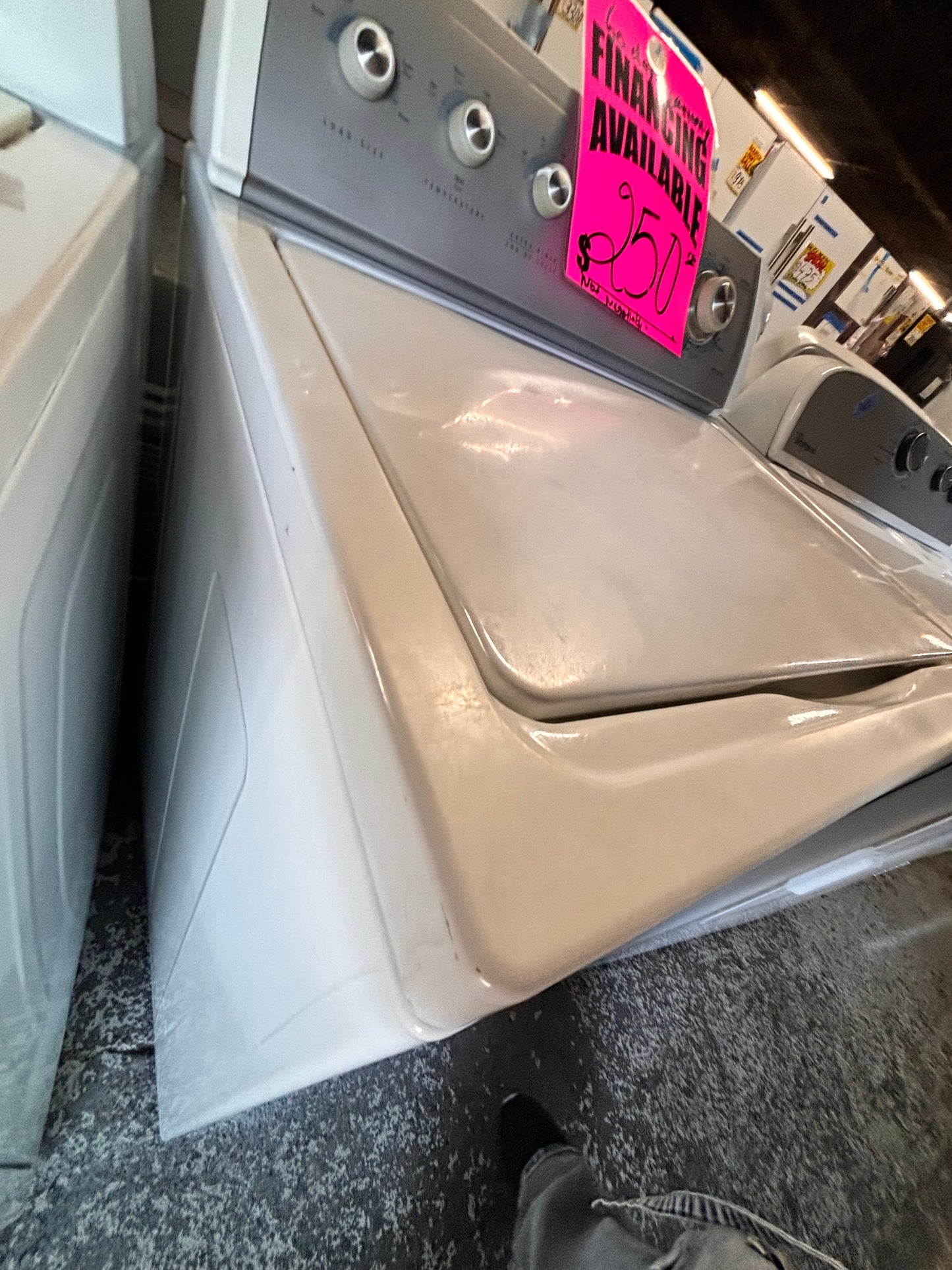 >Special 🎉🎈Whirlpool Top load washing machine w agitator 27" in good condition,used-Refurbished #WTX43B