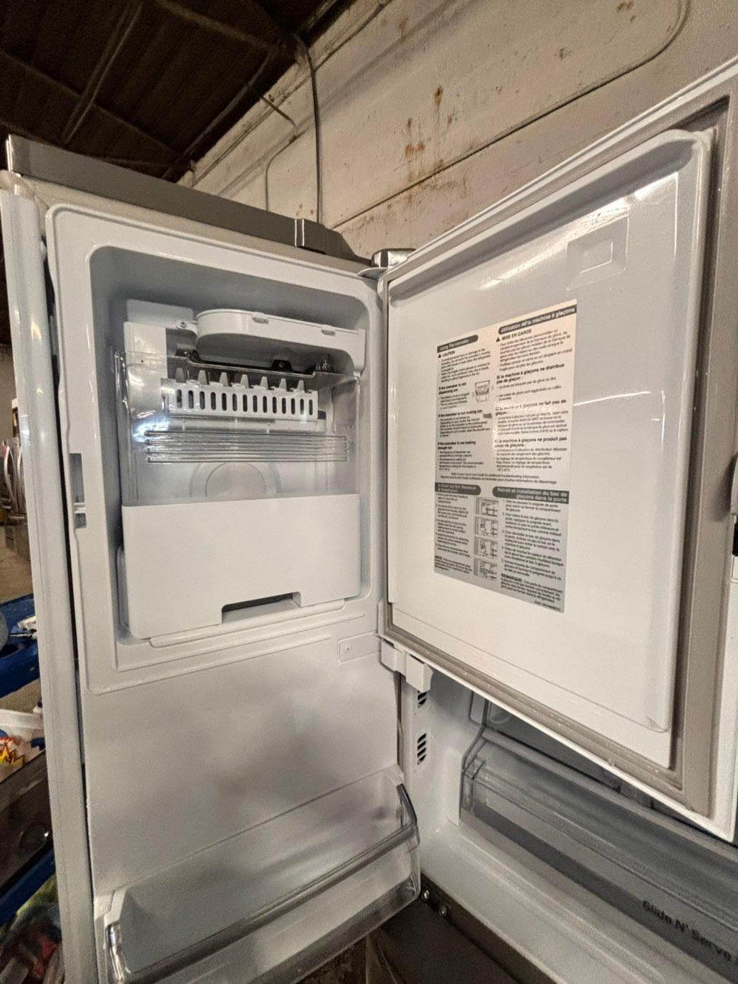 >LG door-in door French Door Refrigerator Super-Capacity with ice maker & water dispenser ,with  used-refurbished #LG30PASB