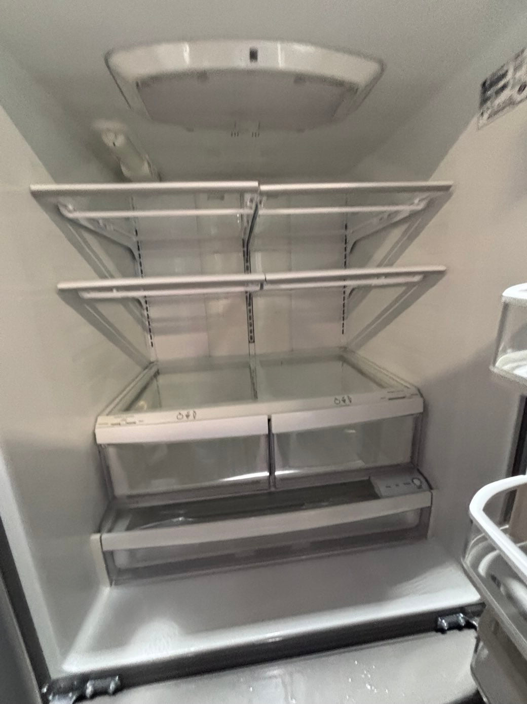 } Kenmore 33” x 68.1/2 h wide doors French door Refrigerator  w/ ice water dispenser inside #FDK33H38B