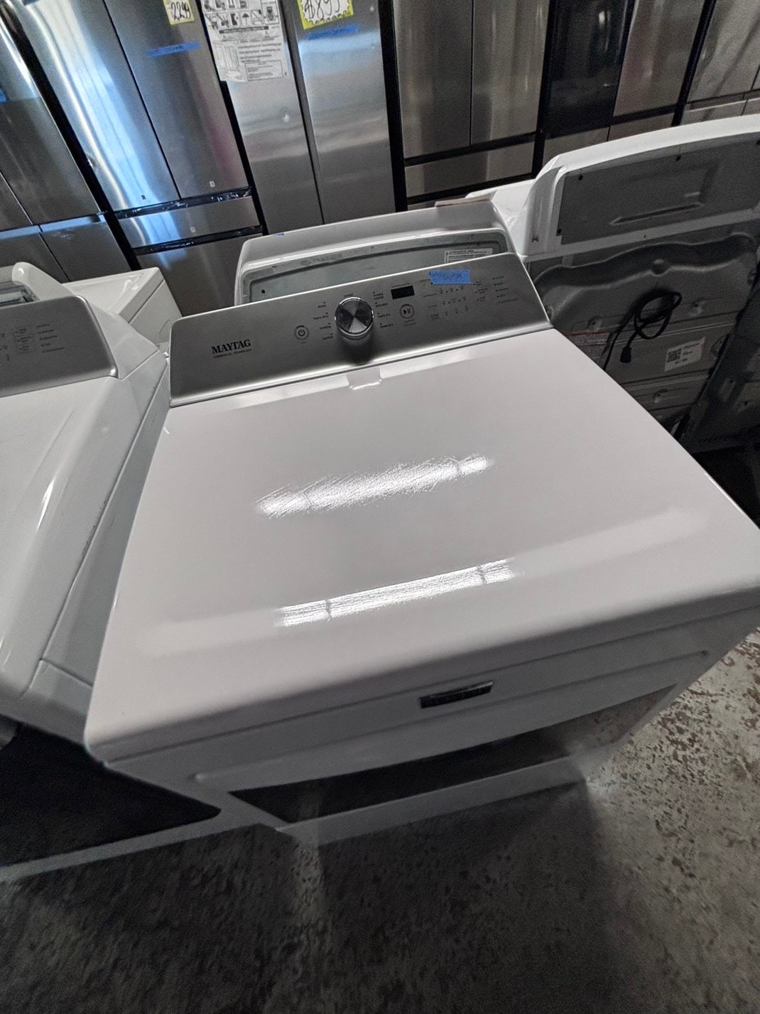 >maytag side x side extra large capacity electric 220v dryer   27” used -Refurbished #MG78D8B
