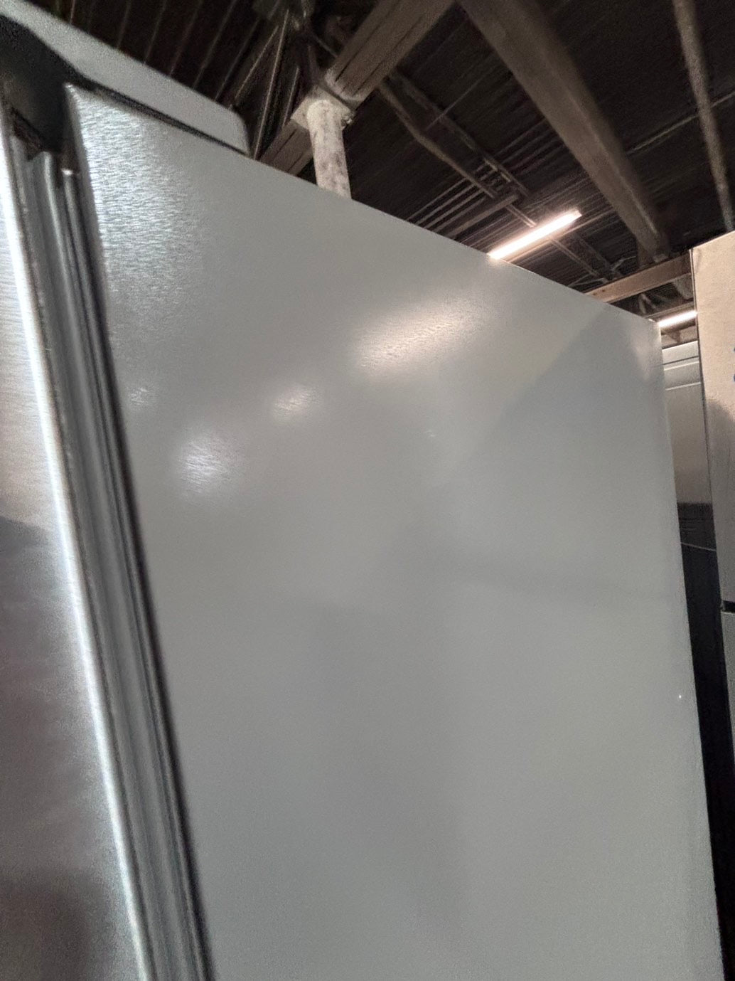 >*Whirlpool top freezer refrigerator stainless steel used-refurbished 30" #RFC769B