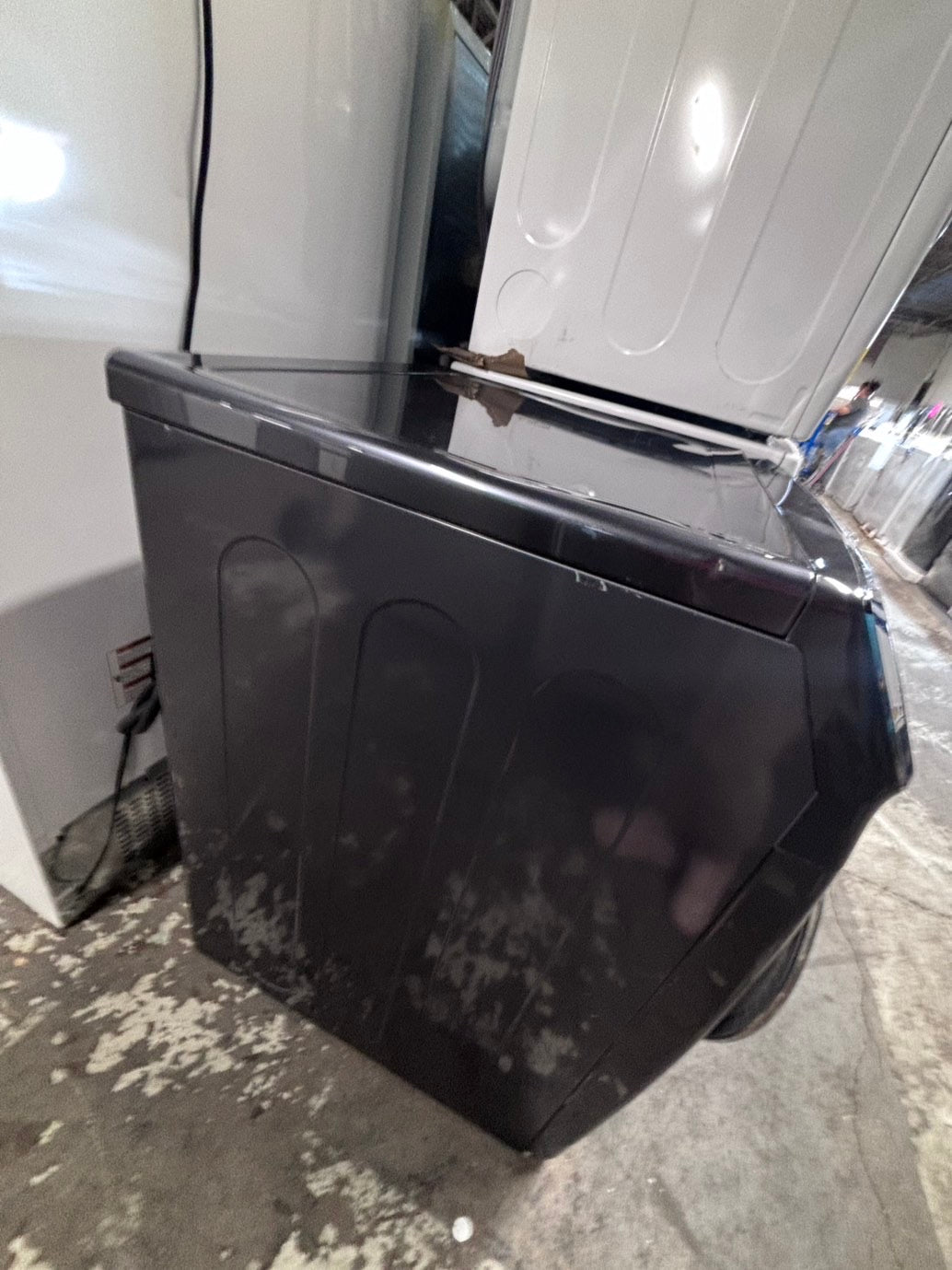 >*july 4th sale 🔥samsung steam sensor Dry front load stackable electric 220v dryer in dark gray color used-refurbished 27" #DEAQ1NB