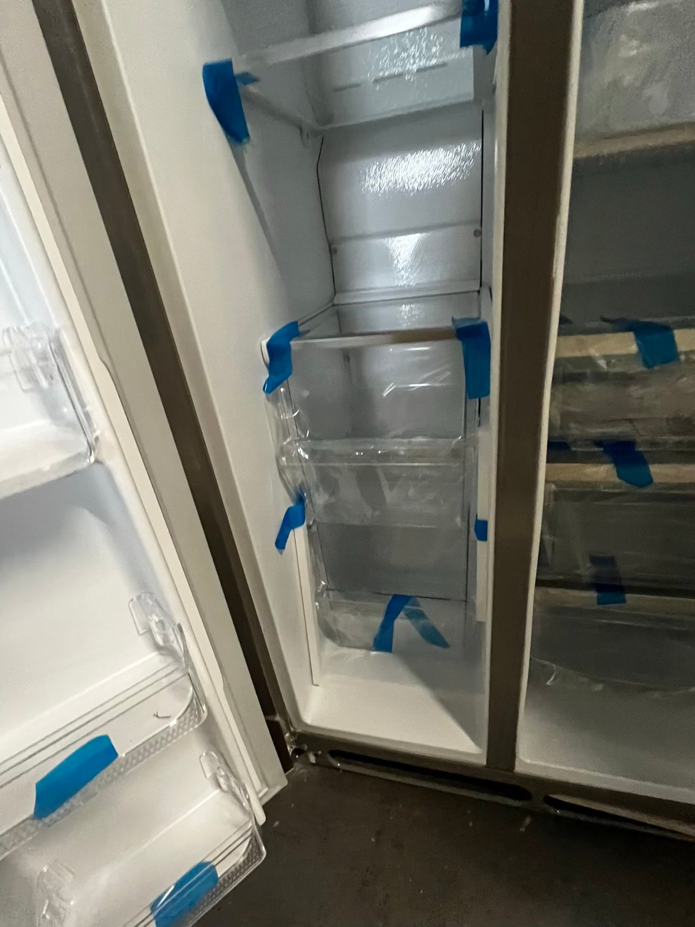 • Open Box 📦 | scratch & dent Frigidaire side x side  refrigerator w/ice water dispenser inside stainless steel 36" #RF3962kB