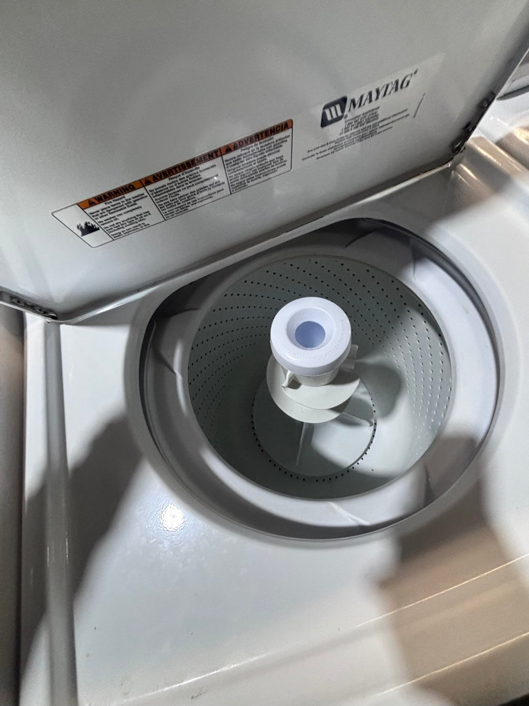 } }Maytag top load washer with agitator & electric dryer 220v  set   top load side by side working 💯  with warranty top load side by side #SK511YB