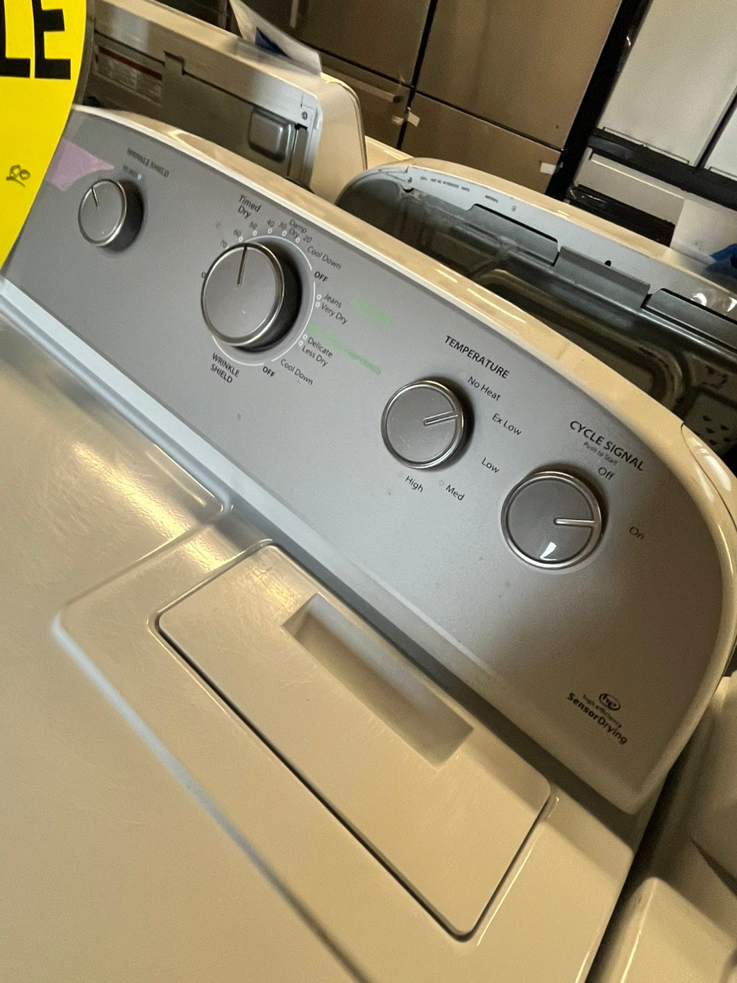🎉 =Whirlpool dryer side by side electric 220v large capacity & top load washing machine with removable agitator used-Refurbished #WDWH23B