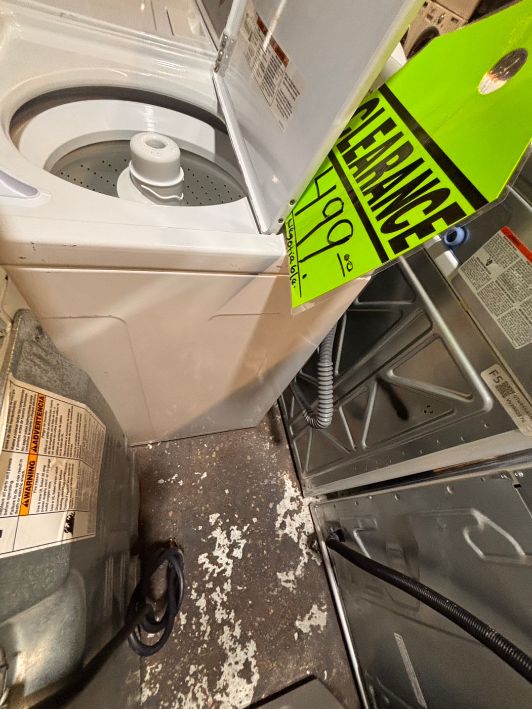 >*whirlpool top load washer  & electric dryer 220v  set top load side by side #TLW8TYB