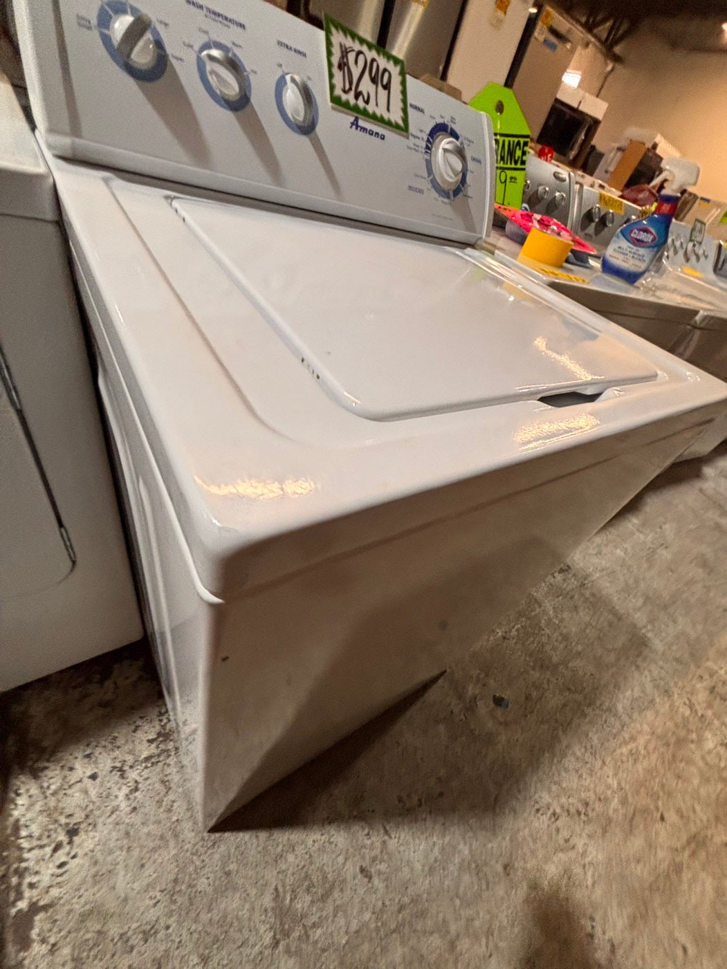 >*sale🎈Amana heavy duty Top load washing machine w agitator 27" in good condition,used-Refurbished #TAW126B