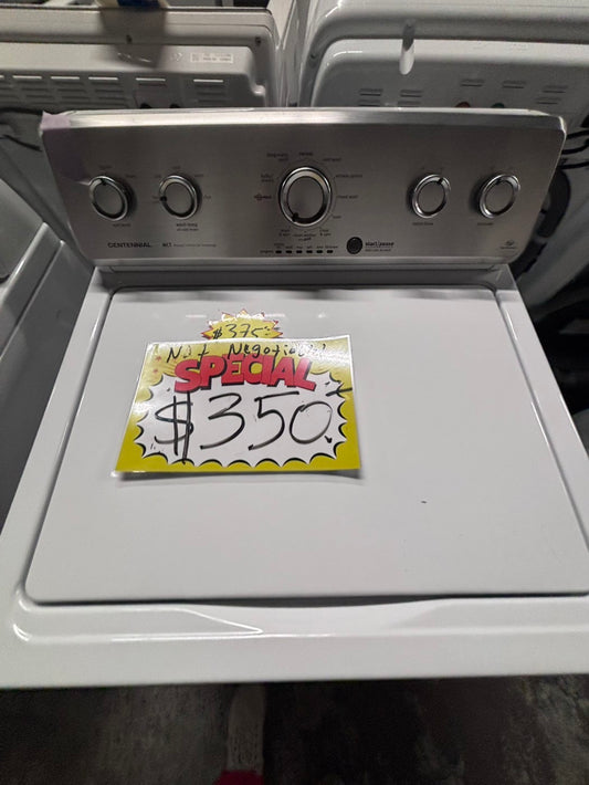 >maytag Top load washing machine w agitator large capacity 27" used- Refurbished #WPFF8B