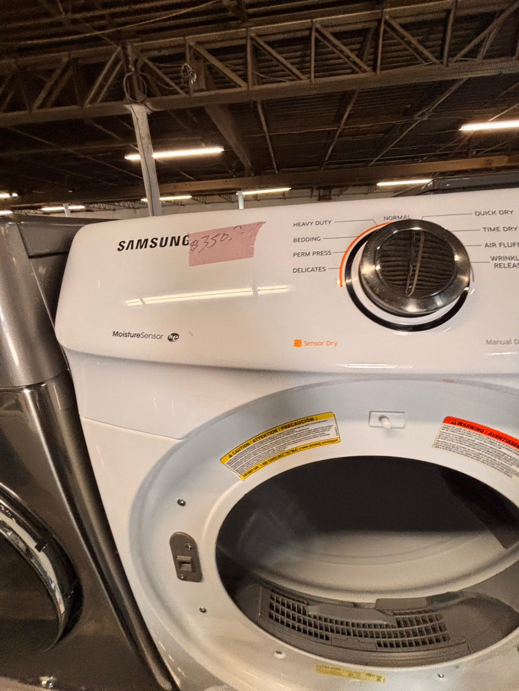 >*Samsung steam add wash-washer 4.5 cu ft & dryer 7.5 cu ft set electric steam 220v front load stackable or side by side - sensor dry white color   #WD698SET