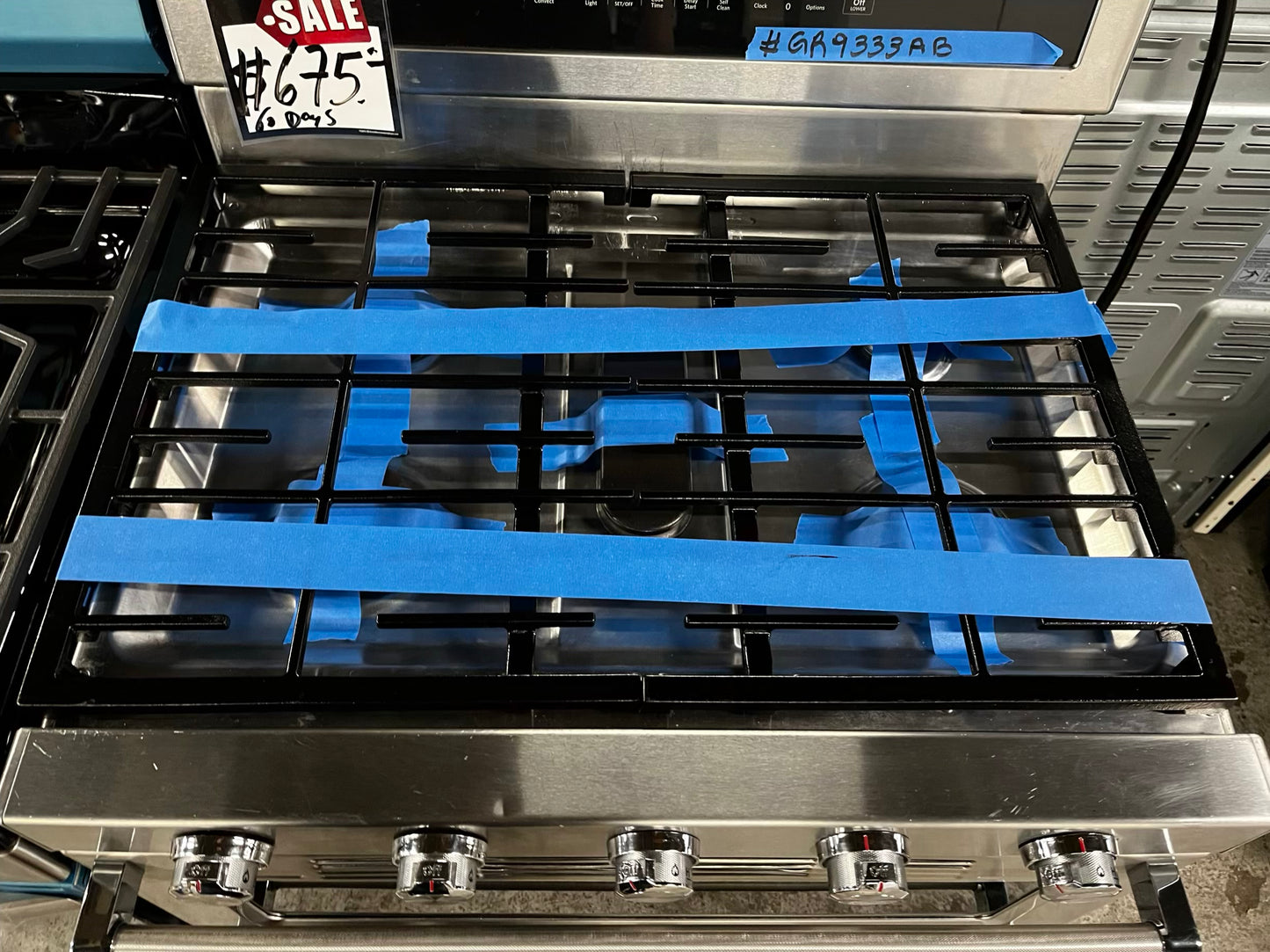 • 🍁 Thanksgiving Special  🦃  KitchenAid Gas range 5 burner convection bake broil self clean in stainless steel used-Refurbished 30” #GR9333AB