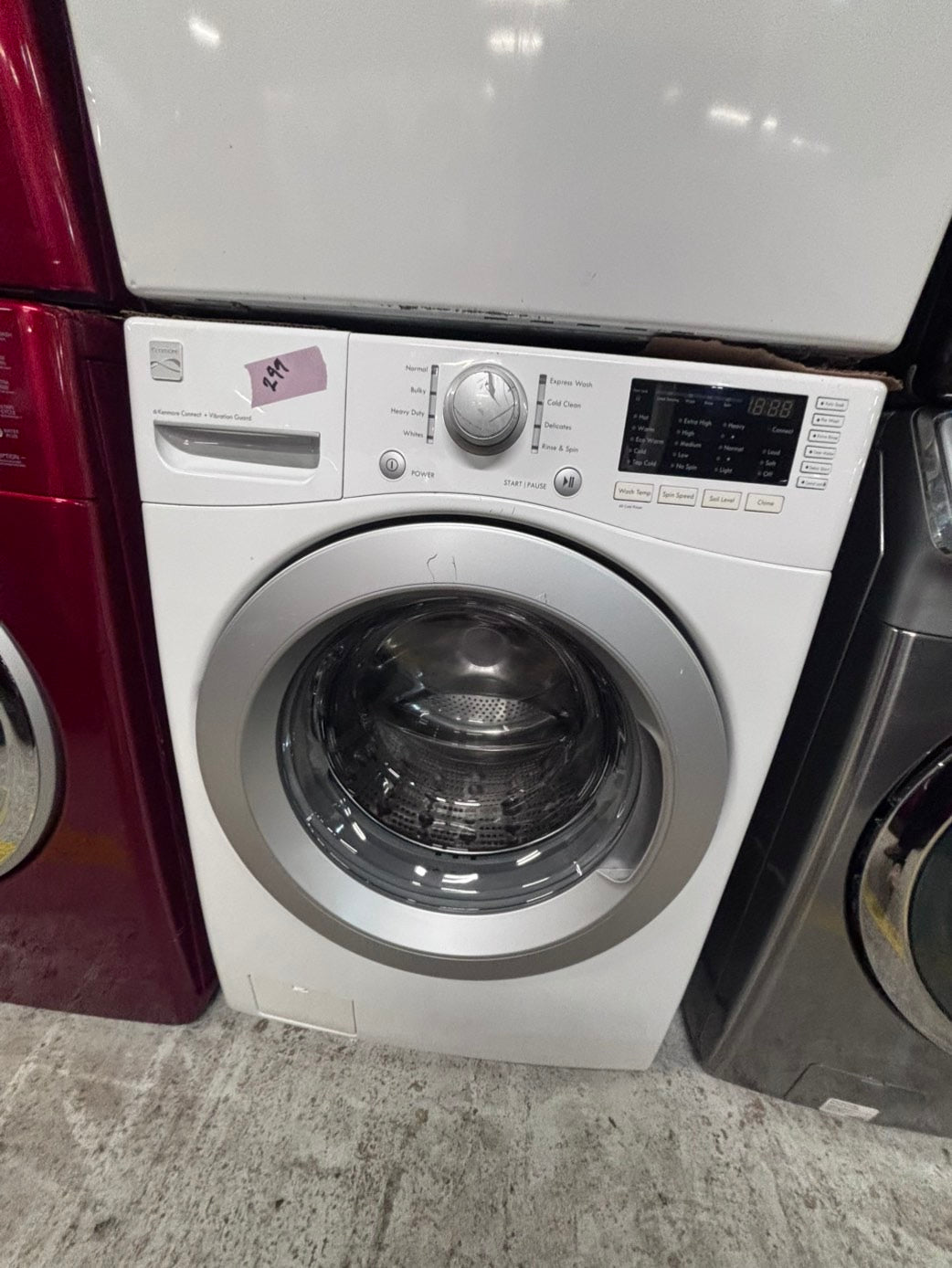>*special 🔥mix & match kenmore washer & LG dryer set electric 220v front load stackable or side by side - sensor dry in white  #MX44V6BSET