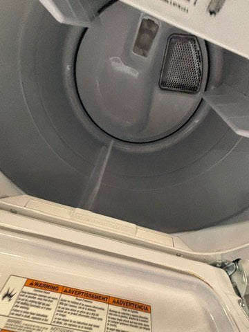 >*Kenmore  side x side large capacity electric 220v dryer  in white 27” Refurbished #EKD191B