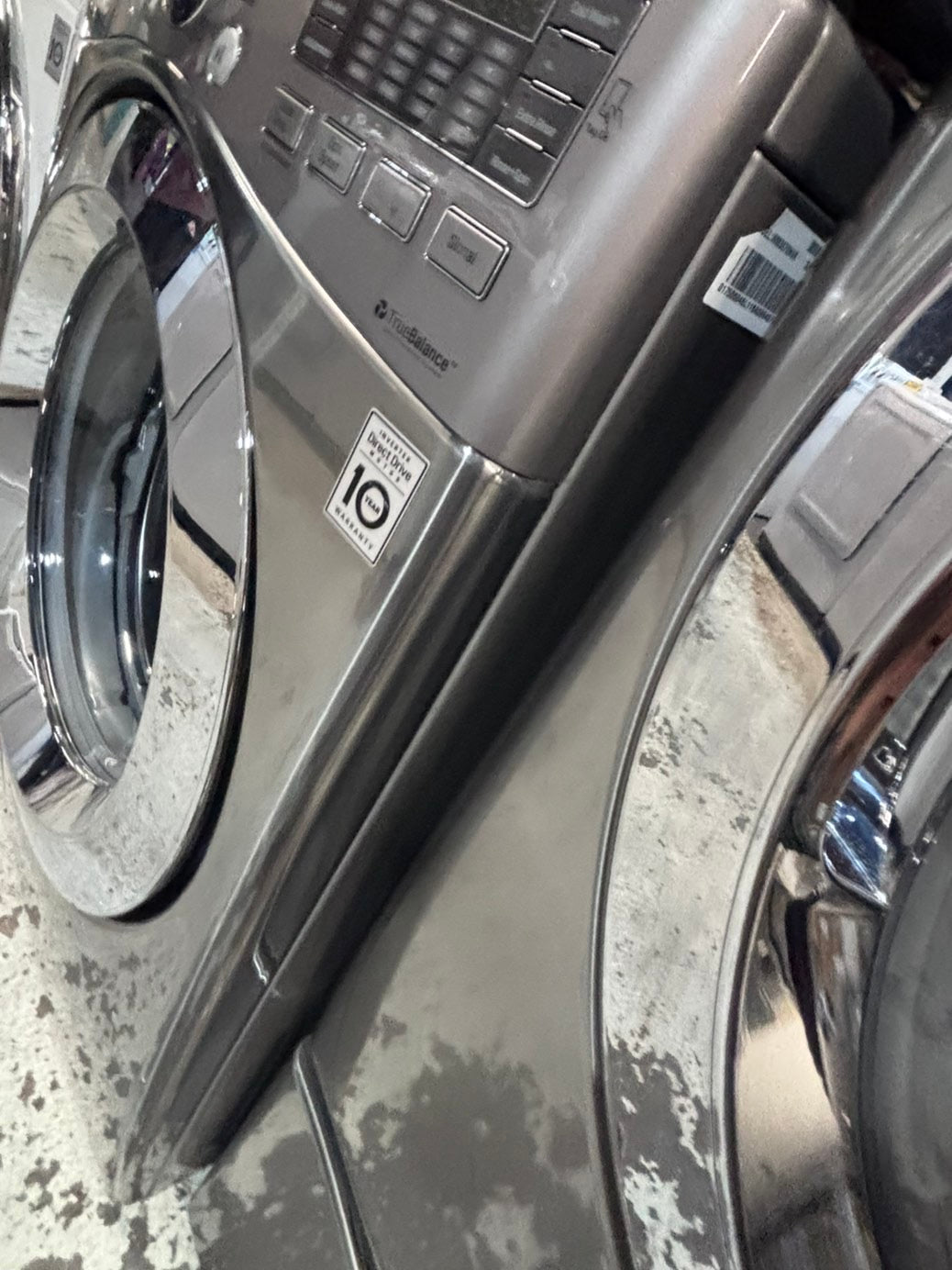 >*early July 4th special 🇺🇸LG washer & dryer set electric 220v front load stackable or side by side - sensor dry in gray  #WEDS22BSET