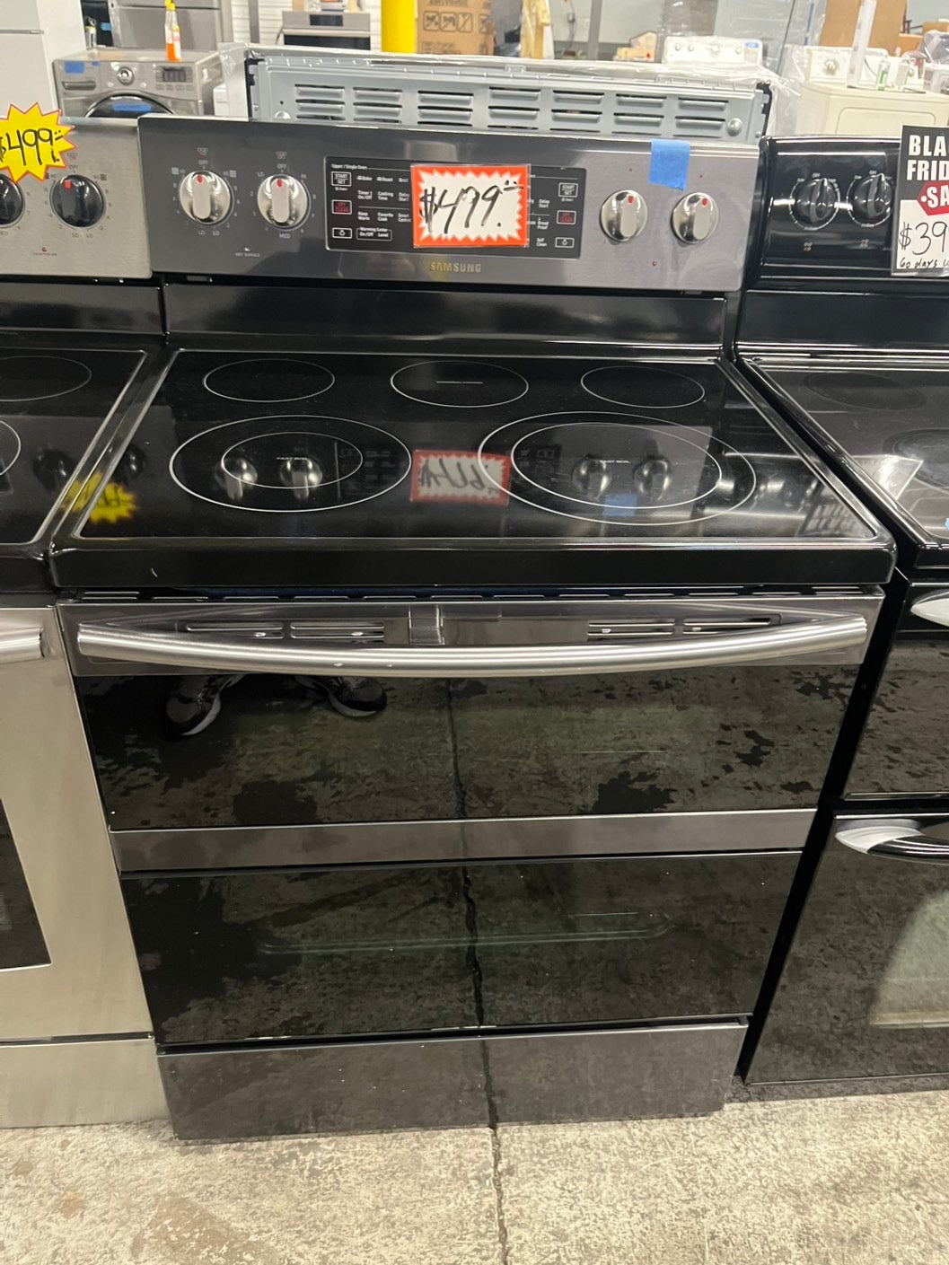 Samsung 5.9 cu. ft. Flex Duo black Stainless Steel Electric Range 30” #ERSM230B